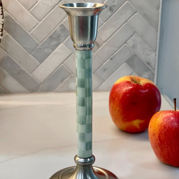 MacKenzie Childs Candle Holder + Anthropologie Copper Cuff + Dripless Candle-NEW - Picture 3 of 16